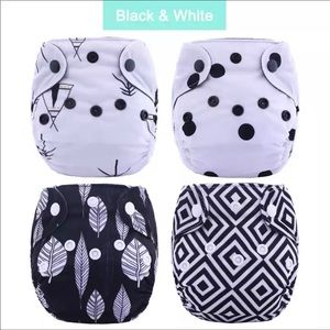 4 Pcs unisex Brand new Newborn baby cloth diapers